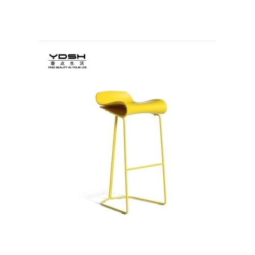 High-grade tall foot chair., wrought iron bar chair