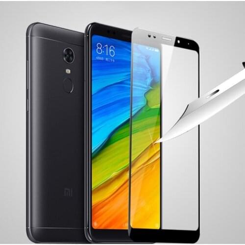 For Xiaomi redmi 5 plus glass screen protector full cover white and black protect film For xiaomi redmi Note 5Pro tempered glass