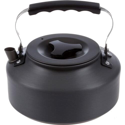 1.1L Portable Ultra-light Outdoor Hiking Camping Picnic Water Kettle Teapot Coffee Pot Anodised Aluminum
