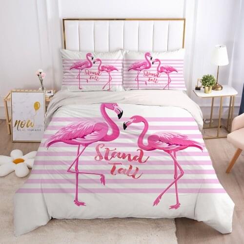 2/3pcs Duvet cover set pillow case Bedding set Queen King Euro Bed linens 220x240 140x200 240x260 Bed set nordic Pink lines