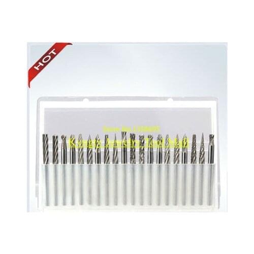 3*3 mm Tungsten Carbide Burs Set Jewelry Tool Goldsmith tools Shaft Dia 3 mm 20 pcs / box Good Burs for Jewellers Free Shipping