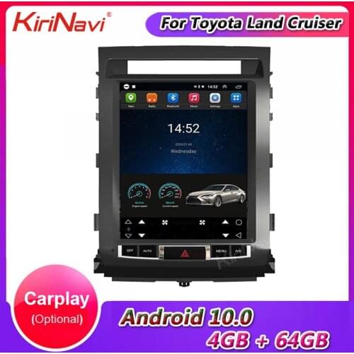 Kirinavi 12.1" Android 9.0 Car Radio Gps Navigation For Toyota Land Cruiser Car Dvd Multimedia Player stereo 4G BT 2008-2015