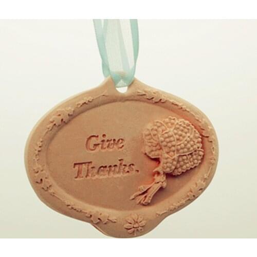 Car gypsum incense hanging parts listed die silica gel mold P826