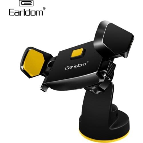 Car Use Mobile Phone Bracket Cell Phone Holder With Suction Tray / Vent Clip Mount