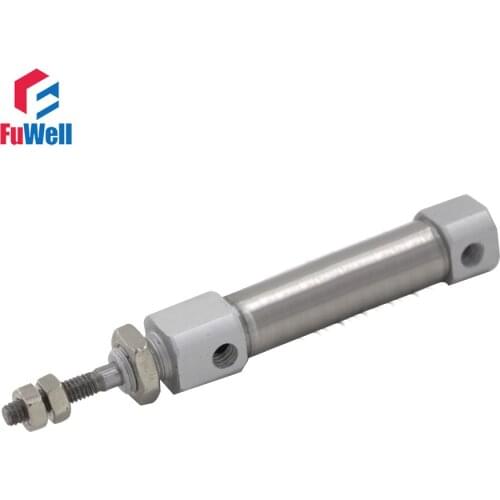 CDJ2B Type Pneumatic Cylinder Double Acting Single Rod 10mm Bore 60/75/90/100/125/150mm Stroke Air Cylinder