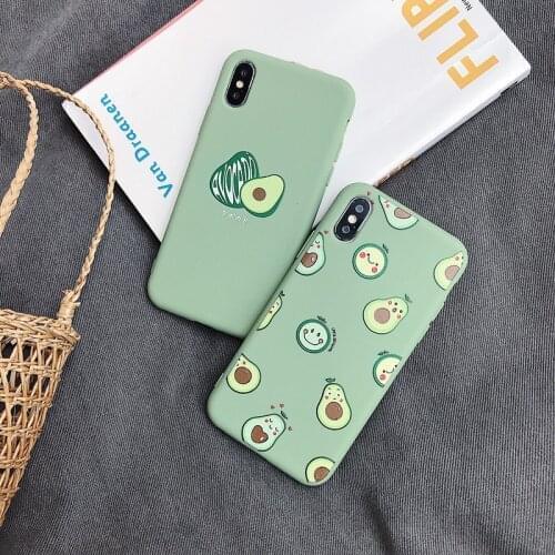 Avocado Painted Case For Honor 10 Lite 7x 7s 7a 7c pro TPU Phone Cover For Huawei Honor 8x max Play 8A 8C view 20 v20 8 9 10