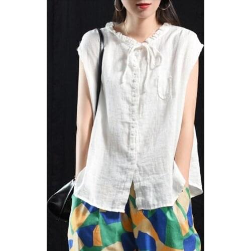 Harajuku Oversized T Shirt Women Sleeveless Tops Summer y2k T-Shirts Casual Solid Shirts Plus Size Elegant Tank Tops