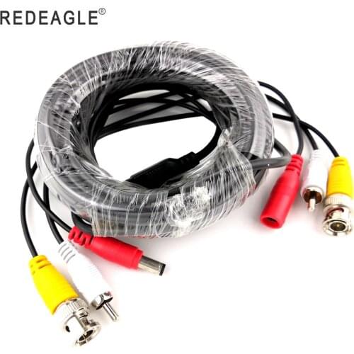 CCTV Cable 5M 10M Video Audio Power 3IN1 BNC Coaxial Cable for AHD CVI TVI CCTV DVR Camera Surveillance System