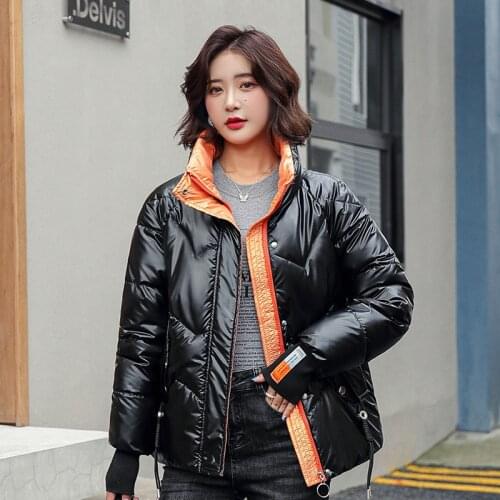 ISENMAL Autumn Winter Jacket Women Coat Fashion Female Stand Winter Jacket Women Parka Warm Casual Overcoat Jacket Park