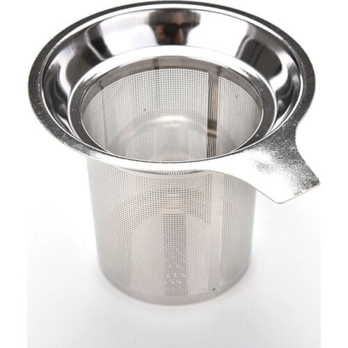 Reusable Mesh Tea Infuser Stainless Steel Loose Tea Leaf Spice Filter Wire Tea Strainer Drinkware Kitchen Accessories