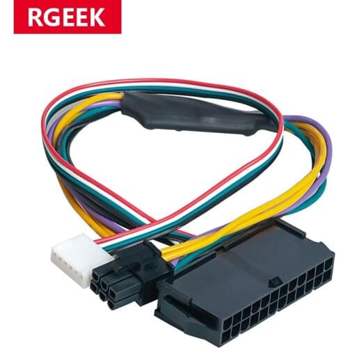 24 Pin to 6 Pin PCI-E ATX Main Power Adapter Cable for HP Z220/Z230 Workstation 12-inch(30cm)