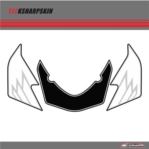 Front Fairing Motor Number Board 3D Gel Protector for HONDA VTR1000 V2 FIRESTORM 1997-2004