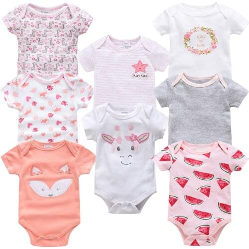 Ropas Bebe De 2021 Infant Baby Girl Romper Short Sleeve Baby Clothing One Piece Summer Unisex Baby Clothes Girl Boy Jumpsuit Set