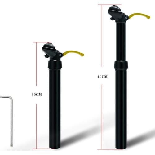 Mi.xim MTB Bicycle Mountain Bike Telescopic Seat Rod Hydraulic Shock Absorber Seatpost Extended Saddle Lifting Seat Tube