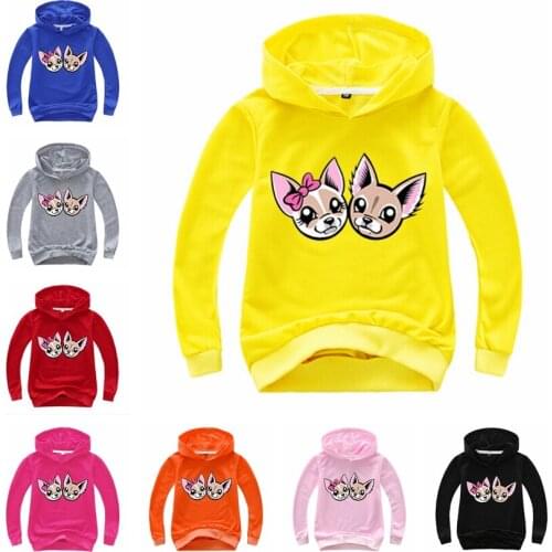 Big Boy and Girl Hooded Tops and Hoodies Me Contro Te Cotton Thin Sweaters Girls Toddler Sweatshirt Suit Kids Spring Summer Wear