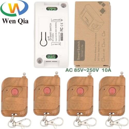 433 MHz Universal Wireless AC 110V 220V 1CH Remote Control Light Switch RF Relay Receiver Module For LED Lamps Fans Power On/Off