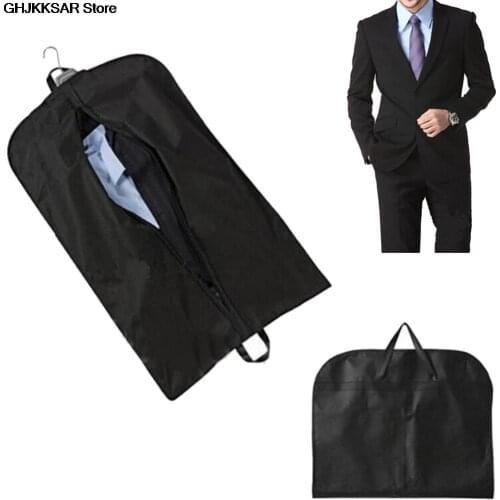 1Pcs 3 Colors Men Dustproof Hanger Coat Clothes Garment Suit Cover Storage Bags clothes storage Case clothing covers