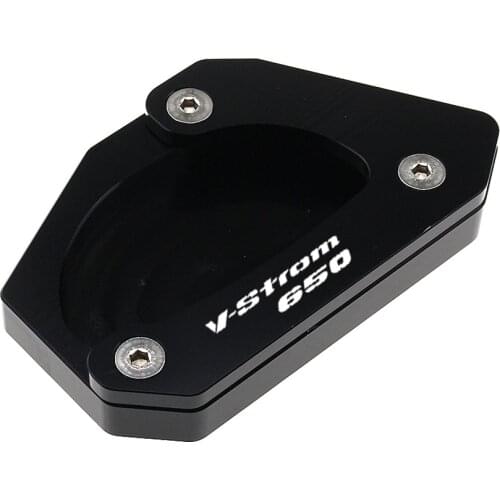 For Suzuki V-Strom 650 DL650 2012-2019 2015 2016 2017 2018 Motorcycle CNC Kickstand Side Stand Vergroter Plaat Extension Pad
