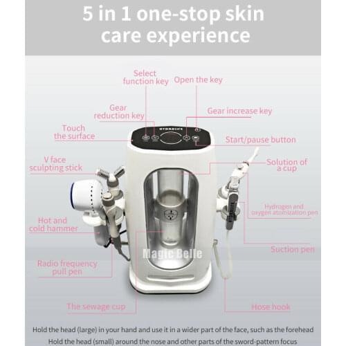 High Effective Hydra Facial Cleaning Skin Whitening Beauty Machine Water Serum Skin Care Spa Dermabrasion Hydra Machine