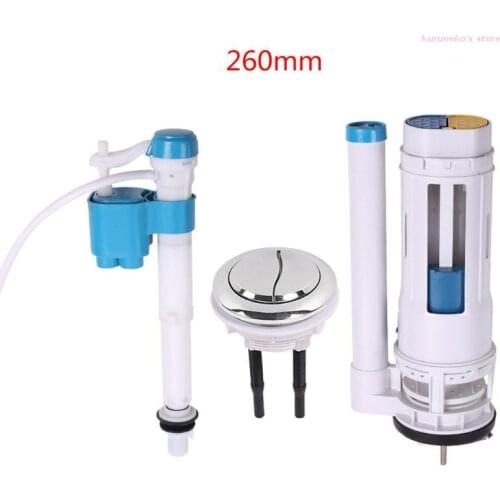 1Set Universal Toilet Tank Fittings Kit Dual-flush Toilet Repair Tools for Home HX6D