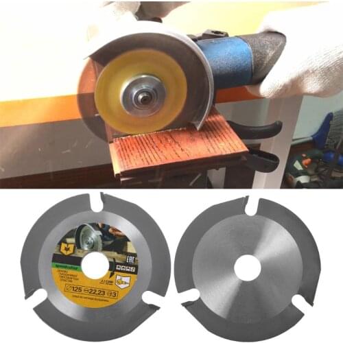 1pcs 125mm 3T Circular Saw Blade Multitool Grinder Saw Disc Carbide Tipped Wood Cutting Disc Carving Disc Tool Multitool Blades