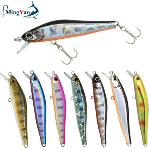 1PCS 70MM 5.5G Sinking Minnow Fishing Lures Artificial Bait 3D Natural Eyes Wobbler Hard Bait Fishing Tackle