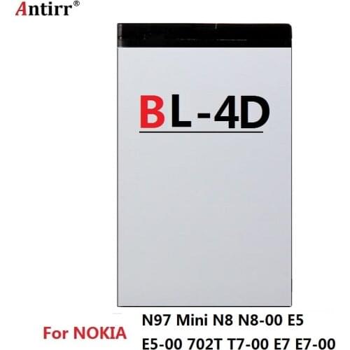 BL-4D phone battery for Nokia N97 Mini N8 N8-00 E5 E5-00 702T T7-00 E7 E7-00 BL4D 1200mAh