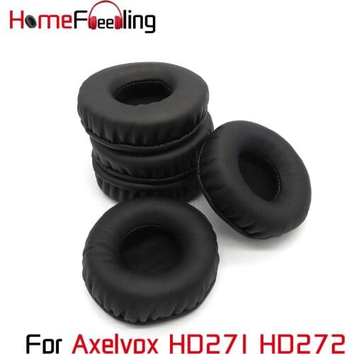 Homefeeling Ear Pads For Axelvox HD271 HD272 Earpads Round Universal Leahter Repalcement Parts Ear Cushions