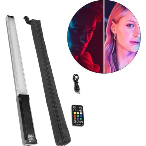 Colorful LED Video Fill Light Flash Tube Lights Filming Lighting 3000-5600K