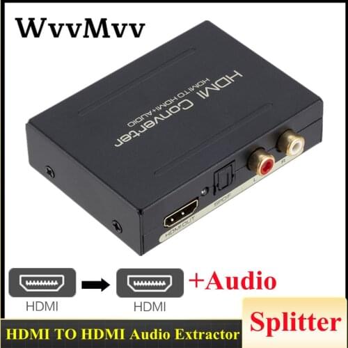 HDMI Converter HDMI Audio Extractor 5.1ch 2.0ch HD Audio Extractor HD To Audio Extractor Splitter Optical TOSLINK SPDIF