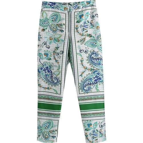 JC·KILIG Printed Drape Pants B1387