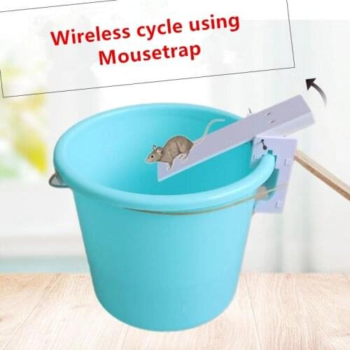Hot-Selling Seesaw Mousetrap Infinite Loop Using Rodent Killer Household Wooden Mousetrap Bucket Continuous Mousetrap Tool