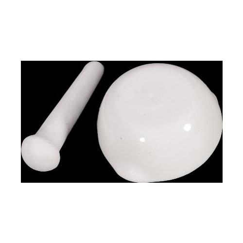 Mortar and Pestle Spice Grinder Pill Crusher Set, Premium Porcelain, 6ml