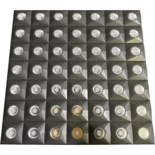 Newest 49x3W 2 IN 1 led matrix light rgb led wash dmx512 led wall washer disco stage lighting with point control play letter