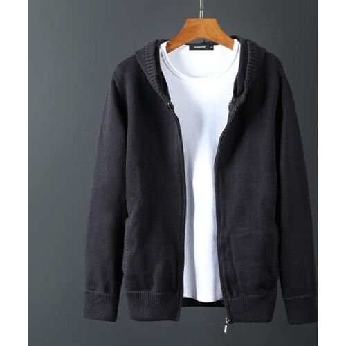 New arrival Spring Autumn Cardigan Sweater Mens Coat Young Computer Knitted Zipper Casual fashion high quality plus size M-6XL