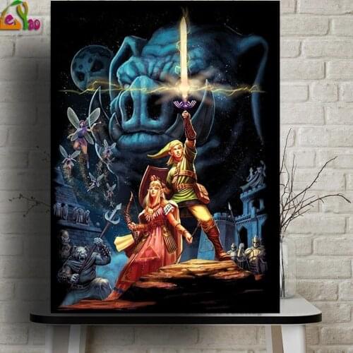 Full square round diamond painting cartoon LINK WARS diamond embroidery 5D rhinestone mosaic diamond inlaid pattern decoration