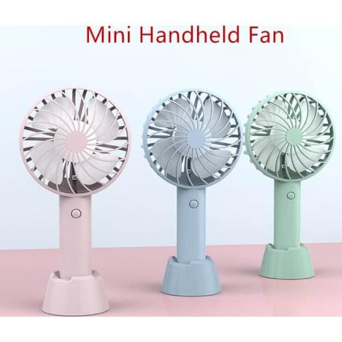 Portable Rechargeable Battery Operated Cooling Desktop Fan USB Handheld Fan 3 Modes Electric Pocket Table Fan for Home Office