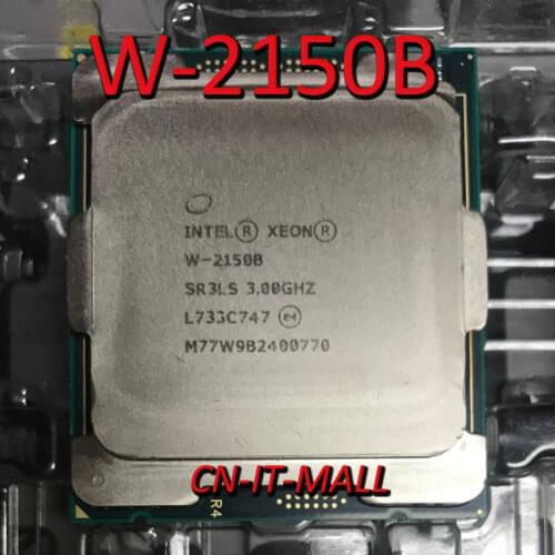 Pulled Xeon W-2150B W2150B CPU 3.0GHz 10 Core 20 Threads LGA2066 Processor