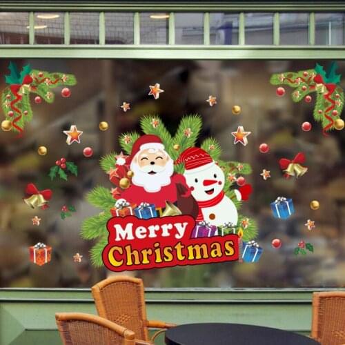 Christmas Stickers Home Decoration Store Hanging Practical New High Quality Christmas Ball Window Decoration