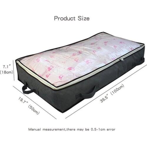 Foldable Storage Bags Folding Organizer Bag for Clothes Quilt Blanket Pillow Luggage Breathable Closet Organizer Dropshipping