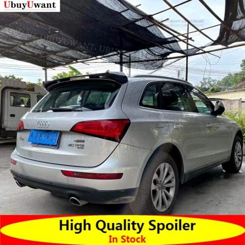 New Real Carbon Fiber Car Rear Spoilers Trunk Tail Wing Lip Spoiler For Audi Q5 2013-2016 Exterior Parts Car Modified Accessori