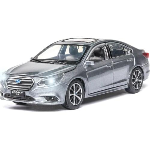 1:32 high simulation Subaru Legacy opening door with sound and light childrens toy alloy car model for children gifts