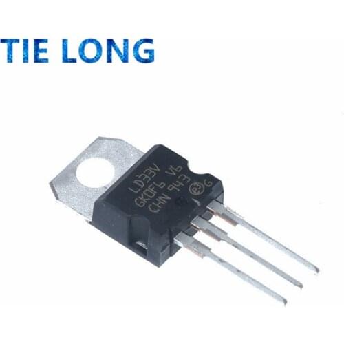 10PCS LD1117V33 TO-220 LD1117 3.3 LD1117AV33 TO220