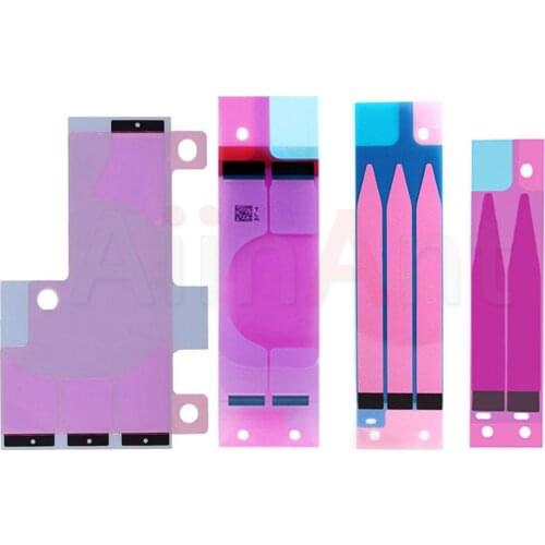 2 Piece For iPhone 6 6s 7 8 Plus X Xs Max XR 5s 5c Battery Adhesive Sticker Tape Strip Stickers Replacement Part