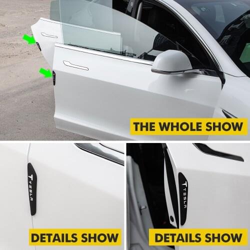 2021 New For Tesla Model 3 2021 Accessories Car Door Bumper Protector Door Guard Protective Model Y S X Three Model3 Accessory