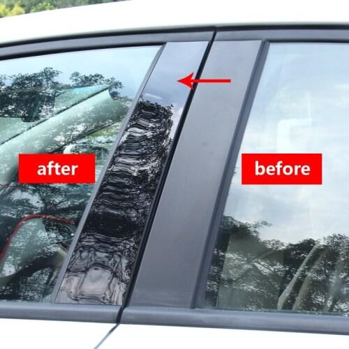 6pcs for hyundai sonata 2015-2018 Window trim Central column sticker