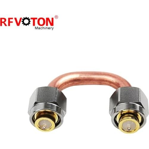 Free shipping Jumper High frequency Millimeter wave 1.85mm plug to 1.85mm male with RG402 Semi Rigid Cable Assembly