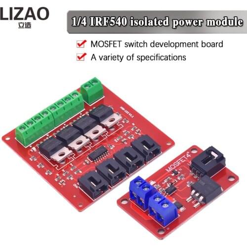 WAVGAT Four Channel 4 Route MOSFET Button IRF540 V4.0+ MOSFET Switch Module For Arduino