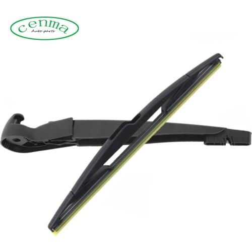 14" Rear Wiper Blade and Arm Set Kit For Jeep Wrangler JK 2007-2016 OE: 68018929AA / 68002490AB Windshield Windscreen wiper