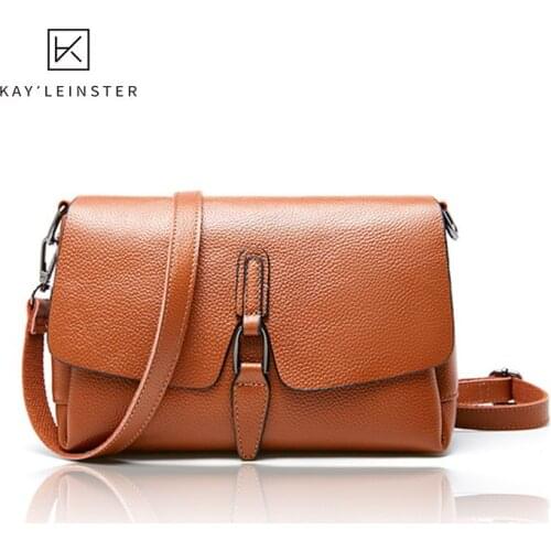 Genuine Leather Women Crossbody Bag 2019 New Luxury Female Shoulder Bag Fashion women Messenger Bag Famous Brand bolsa feminina